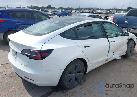2021 Tesla Model 3 Standard Range Plus Rear-Wheel Drive из США, поврежденный, VIN 5YJ3E1EA4MF098284